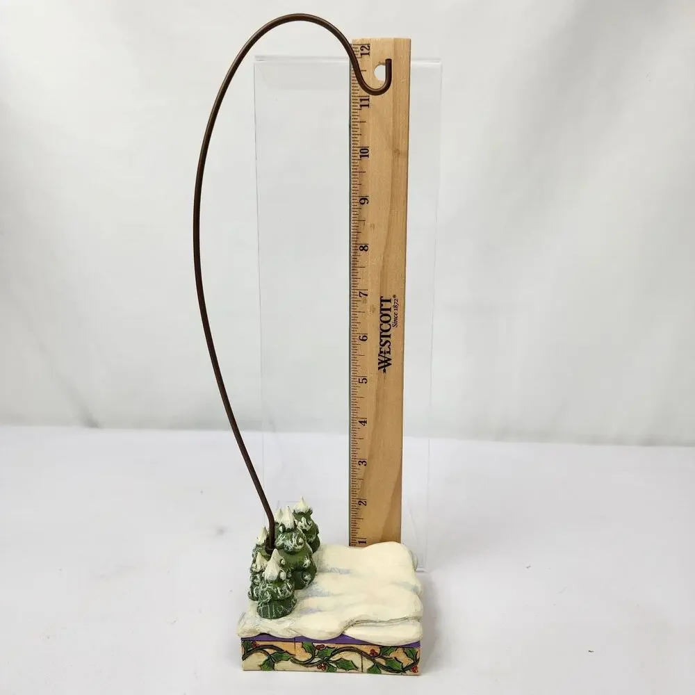 Jim Shore Heartwood Creek Ornament Display Stand 2002 Hanging Hook Mini Trees